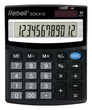 Rebell SDC412 stolní kalkulačka displej 12 míst