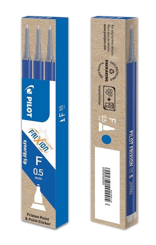 Náplň Pilot FriXion Point 0,5 - modrá / 3 ks