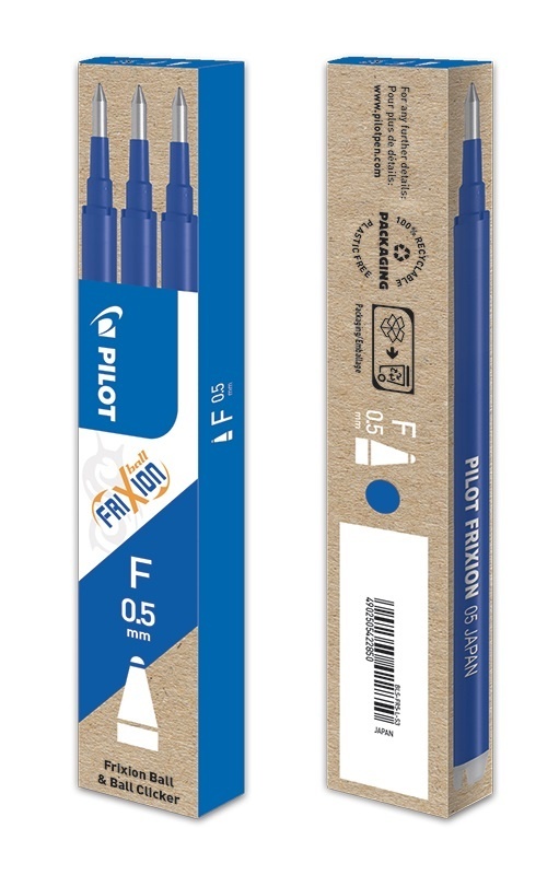 Náplň Pilot FriXion 0,5 - modrá / 3 ks