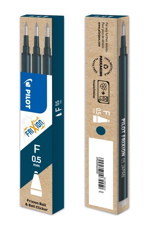 Náplň Pilot FriXion 0,5 - modro-černá / 3 ks