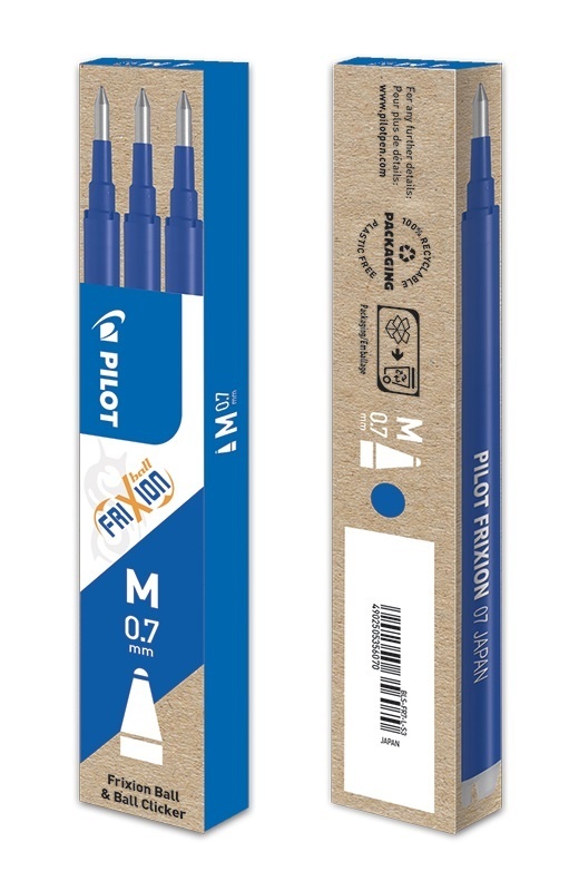 Náplň Pilot FriXion 0,7 - modrá / 3 ks