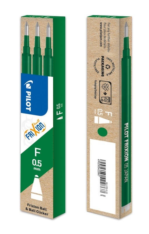 Náplň Pilot FriXion 0,5 - zelená / 3 ks