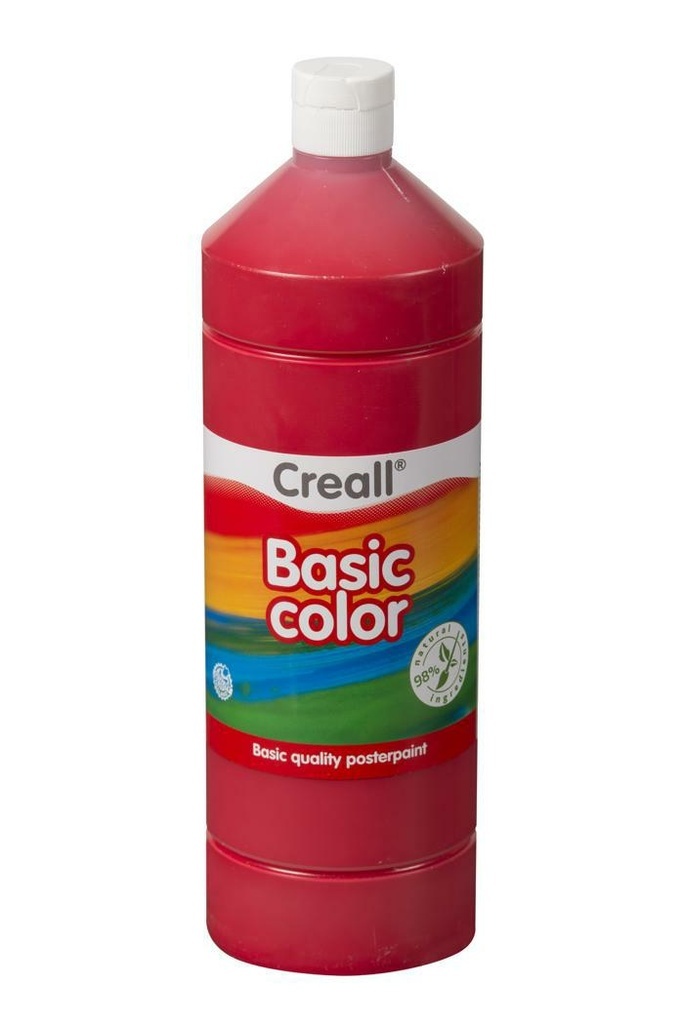 Creall temperová barva 1000 ml / červená