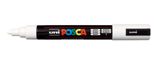 Posca popisovač / 2,5 mm - bílá