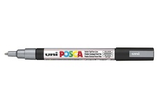 Posca popisovač / 0,9–1,3 mm - stříbrná