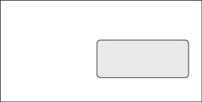 Obálky DL samolepicí s krycí páskou - okénko vpravo / 1000 ks