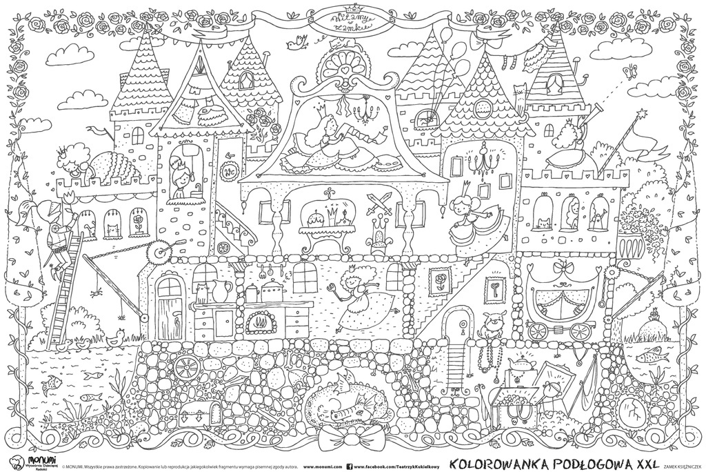 Omalovánky XXL podlahové - mix motivů