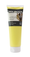 Akrylová barva Molenaer - 250 ml / světle žlutá