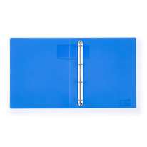 KPP desky A5 kroužkové průsvitné 4-kroužek modrá