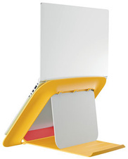 Nastavitelný stojan pod notebook Leitz COSY - teplá žlutá