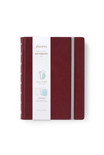 Filofax Notebook burgundy spirálovitý blok A5/60l / linka