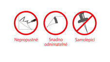 Flipchart stolní Stick´n by Hopax - bílá / 20 listů