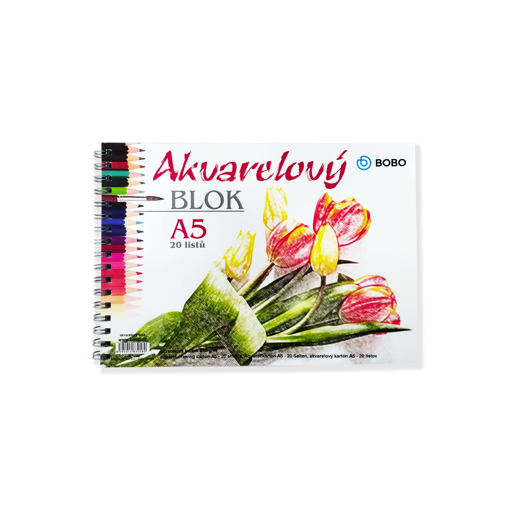Blok akvarelový A5 / 20 listů