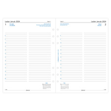 Náhradní vložka do diářů Filofax - kalendář A5 2023 / denní