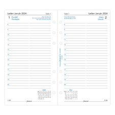 Náhradní vložka do diářů Filofax - kalendář osobní / denní