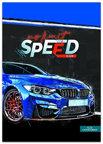 Kniha záznamní lepená Concorde - A5 / čtvereček / 100 listů