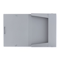 Box na spisy A4 s gumou PASTELINi - šedá