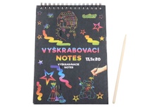 Vyškrabovací notes / 20x13,5 cm / 12 listů