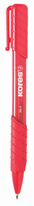 Kuličkové pero Kores K6-Pen - červená