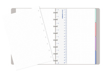 Blok Filofax Notebook Pastel pastel. šedá - A5/56l