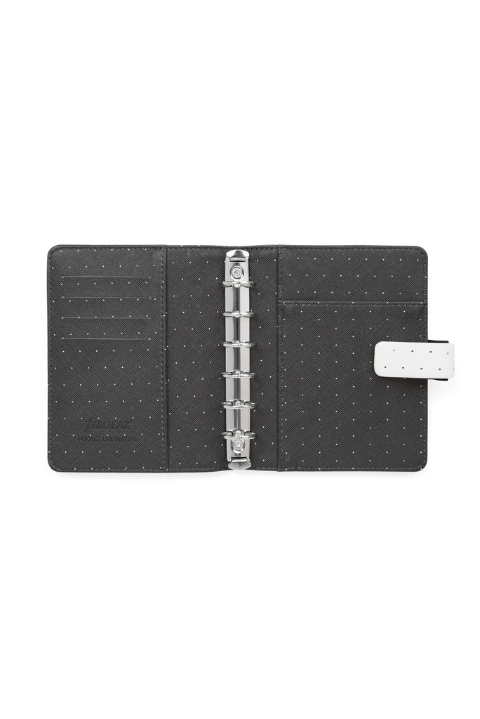 Diář Filofax Moonlight kapesní/bílá