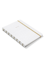 Blok Filofax Notebook Moonlight bílá - A5/56l