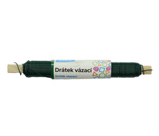 Vázací drátek - zelený / 38,5 m