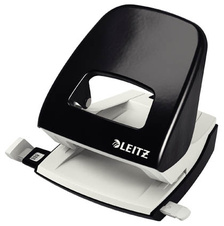 Kancelářský děrovač Leitz NeXXt 5008 / černá - 30 listů