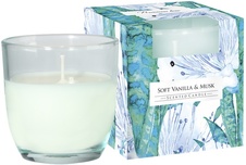 Svíčka vonná / sklo -  Soft vanilla & Musk