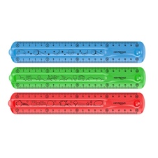 Pravítko KEYROAD ohebné Flexi - 20 cm / mix barev