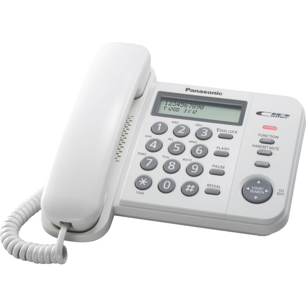 Telefon Panasonic KX TS560FXW - bílá