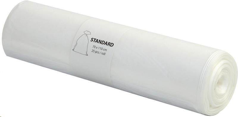 Pytle na odpad Alufix Standard - 70x110cm / 120l / 23my / 25ks / transparentní