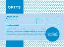 Optys 1146 dovolenka 100 listů A6