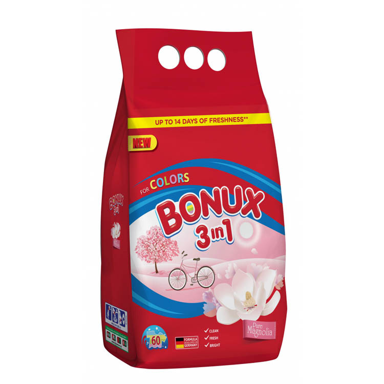 Bonux color prací prášek 60 praní 4,5 kg