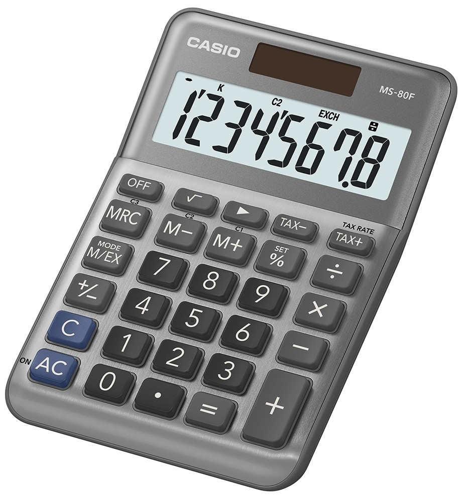 Kalkulačka Casio MS 80 F - displej 8 míst