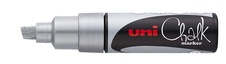Popisovač křídový UNI Chalk Marker PWE-8K / stříbrná