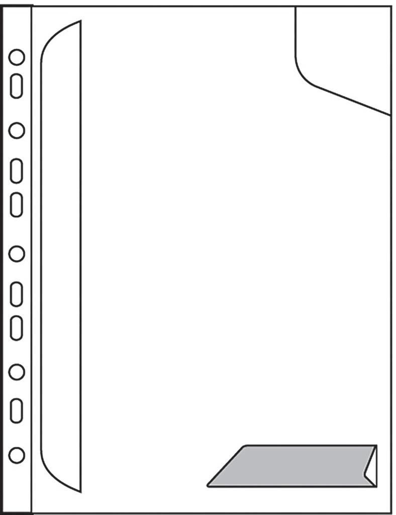 Závěsný obal A4 Leitz CombiFiles  - tvar L / čirá / 5 ks