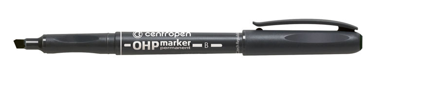 Popisovač Centropen Permanent OHP 2638 / černá