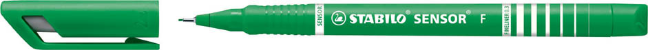 Liner STABILO® sensor 189 - zelená