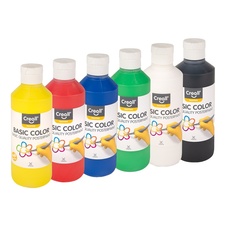 Temperové barvy v lahvi - 6 x 250 ml