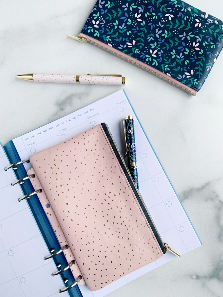 Náplň Multi Filofax Garden osobní A5 penál na zip / Dusk
