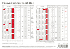 Kalendář plánovací - Plánovací karta A5