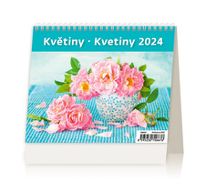 Kalendáře stolní obrázkové - Květiny / SM07