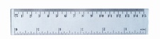 Pravítko 15 cm - transparentní