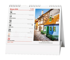 Kalendář stolní obrázkový Praha / BSH0