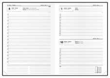 Diář VIVELA EXTRA - B6 / denní / hvězdy