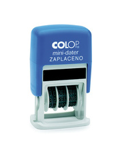 Colop datumka Mini dater S160 s textem zaplaceno