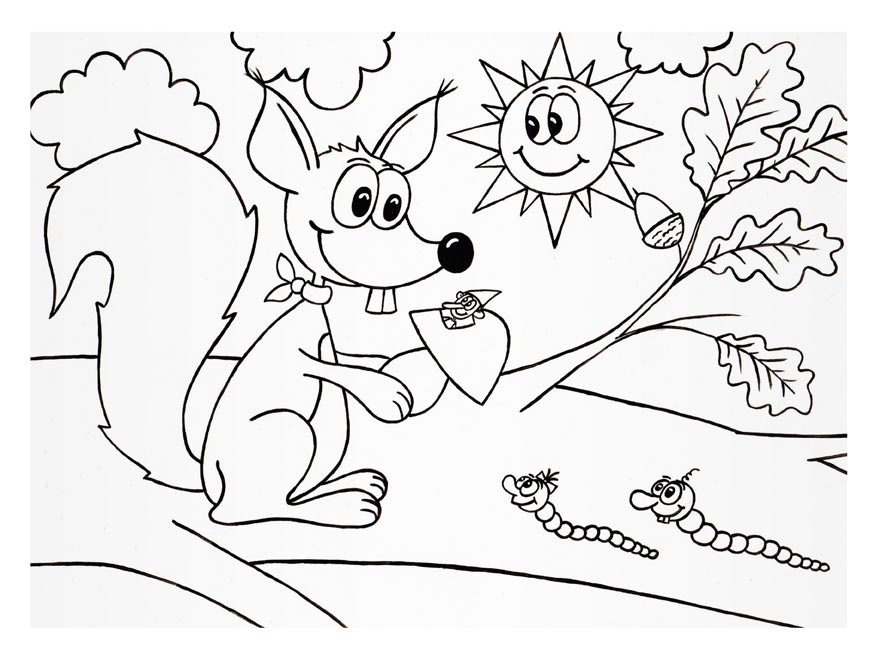 Omalovánky A5 - Lesní zvířátka