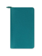 Filofax Saffiano ZIP Compact - osobní / aquamarín