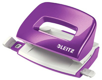 Leitz NeXXt 5060 mini kancelářský děrovač / metalická purpurová